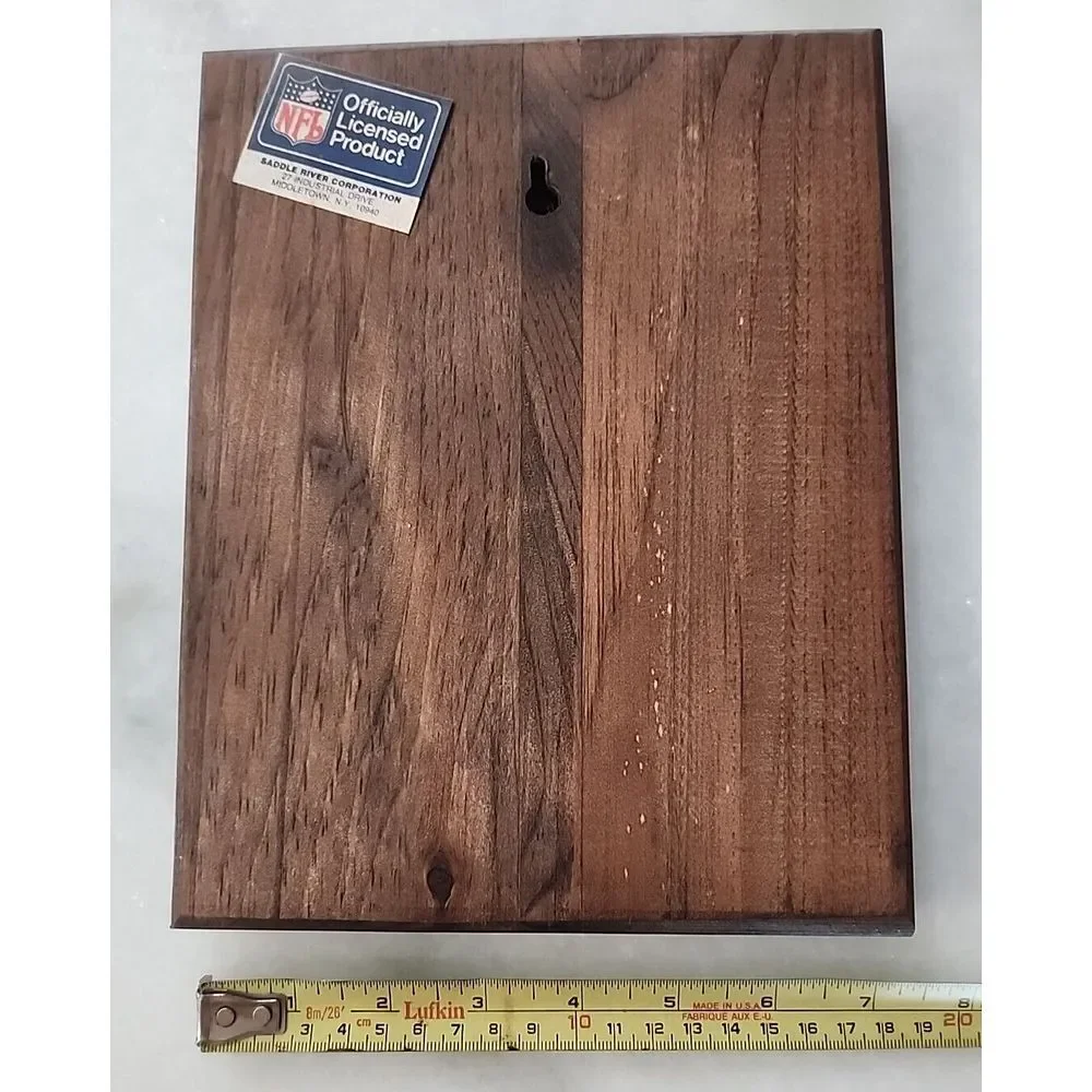 Vintage PITTSBURGH STEELERS‎ Wood NFL Plaque NFL team fan memorabilia display